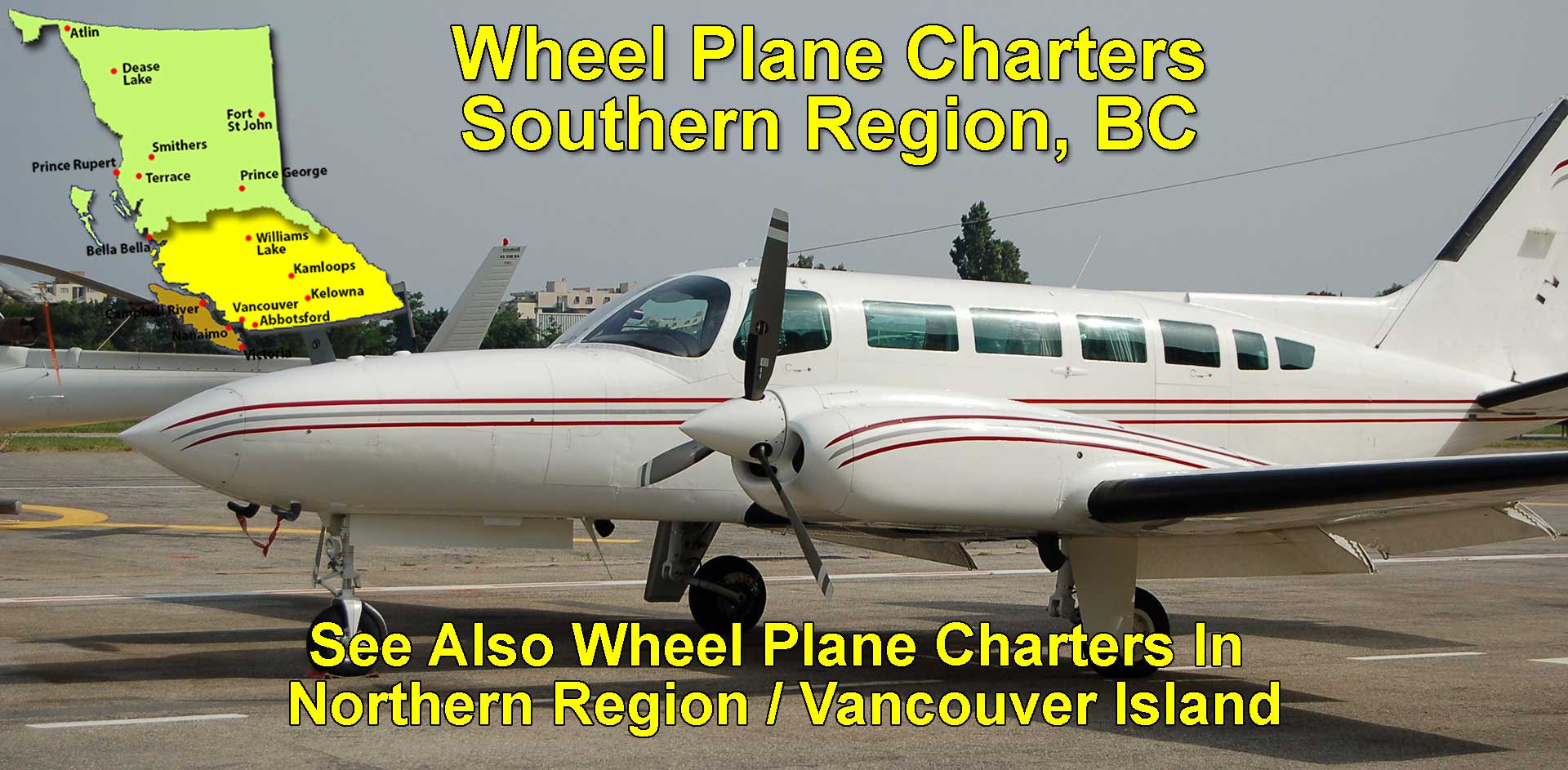 Charter Flights Southern Region British Columbia